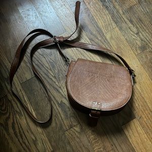 EUC unbranded Saddle bag Crossbody